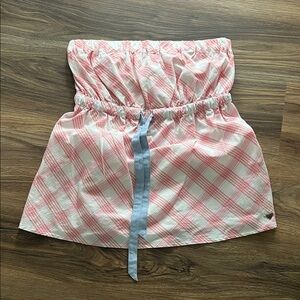 Pink Plaid Women's Top